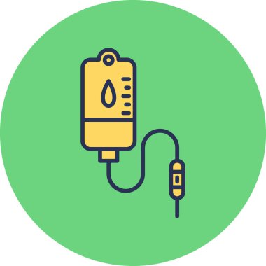 Iv Bag modern simgesi, vektör illüstrasyonu 