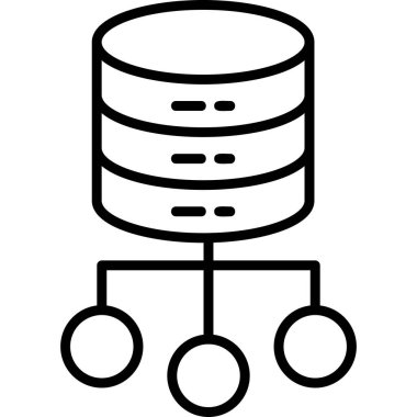 Ağ modern simgesi, vektör illüstrasyonu 