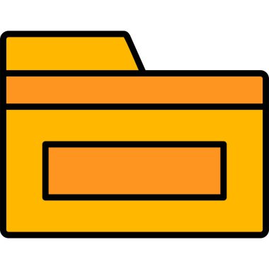folder icon, web simple illustration