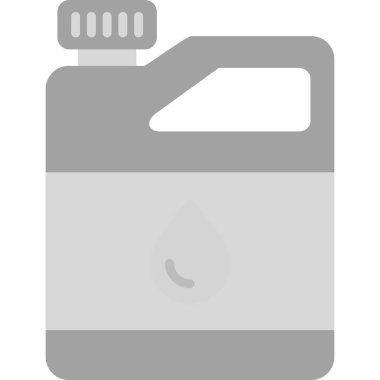 Gaz yağı kutusu ikonu vektör illüstrasyonu