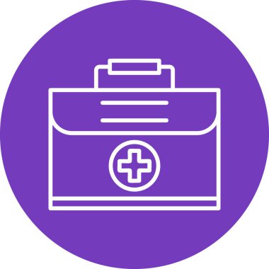 Modern hastane simgesinin vektör illüstrasyonu