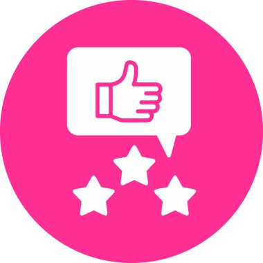 Modern simge, vektör illüstrasyonunu gözden geçir