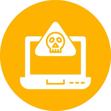 Bilgisayar. Web simgesi basit illüstrasyon