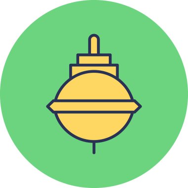 Dönen en en modern simge, vektör illüstrasyonu