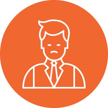 vector illustration of Resturant manager icon