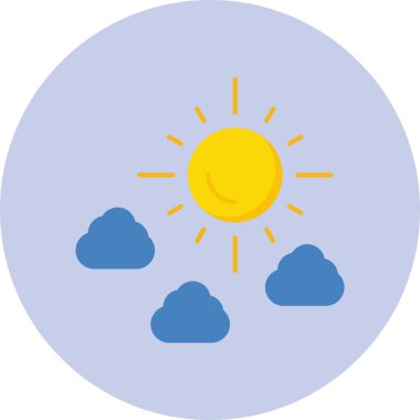 Güneş Simgesi Vektör illüstrasyonu