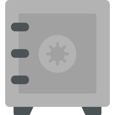 Güvenli Kutu simgesi vektör illüstrasyonu