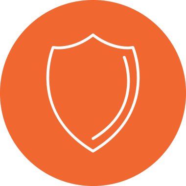 kalkan simgesi, vektör illüstrasyonu basit tasarım