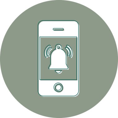 akıllı telefon simgesi vektör illüstrasyonu