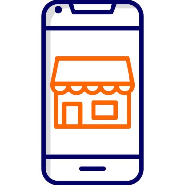 Çevrimiçi rezervasyon simgesi, modern tasarım illüstrasyonu