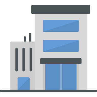 Ofis simgesi vektör illüstrasyonu