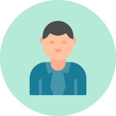 Manager, Businessman User logo, simple icon for web page 