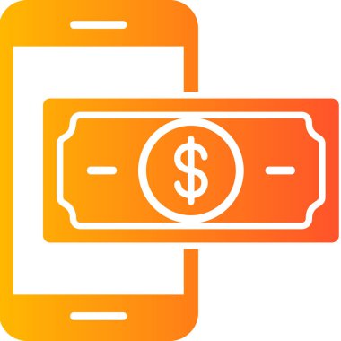 Çevrimiçi ödeme. Basit web illüstrasyonu