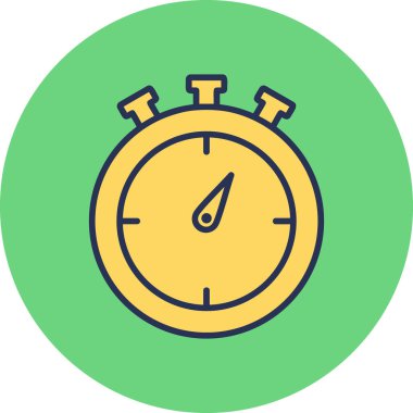 Kronometre Web simgesi basit tasarım