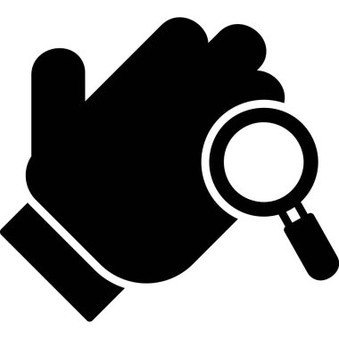 Arama simgesi vektör illüstrasyonu 