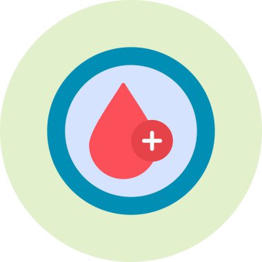 Kan damlası. Web simgesi