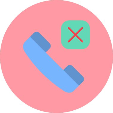 Telefon simgesi vektör illüstrasyonu