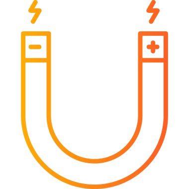 mıknatıs simgesi vektör çizimi 