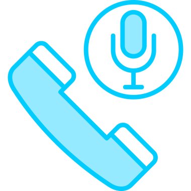 Mikrofon. Web simgesi basit illüstrasyon