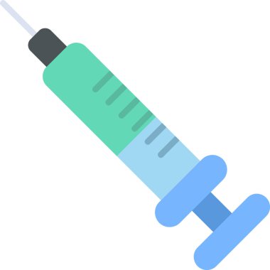 enjeksiyon vektörü ince çizgi simgesi