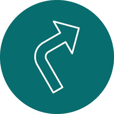 ok simgesinin vektör illüstrasyonu