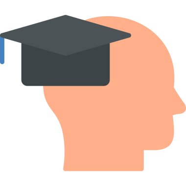 Eğitim sembolü. düz tasarım biçimi.