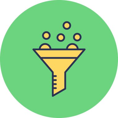 huni. Web simgesi basit illüstrasyon