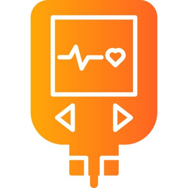 Modern sağlık simgesinin vektör illüstrasyonu