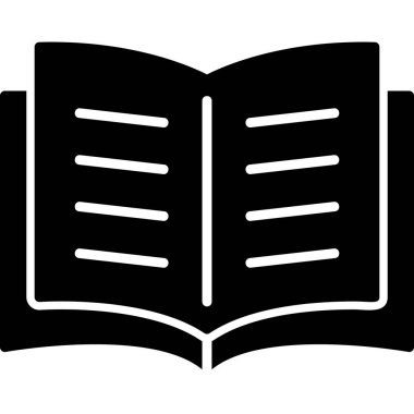 Open Book web icon, vector illustration