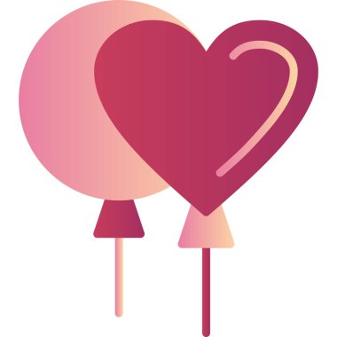Lolipop. Web simgesi basit illüstrasyon