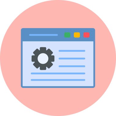 Webpage web icon, vector illustration