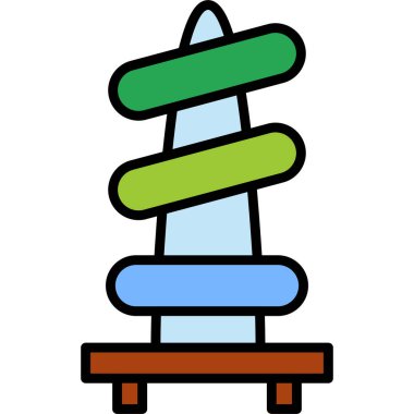 Yedek kulübesi Web simgesi basit illüstrasyon