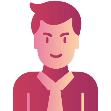 Açık Artırma web simgesi basit illüstrasyon