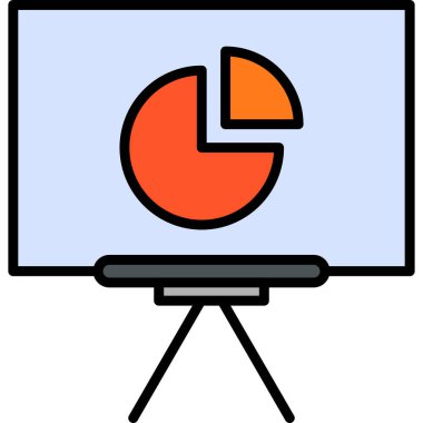 İş sunumu. Basit resimleme