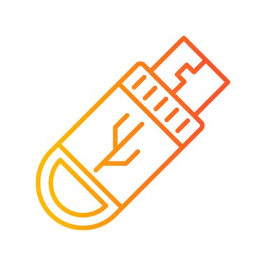 USB Flash sürücü simgesi.  