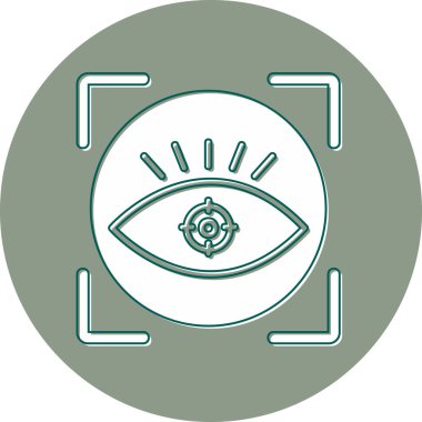 Vision icon modern vector illustration