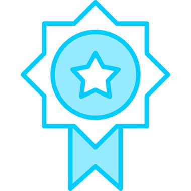 Modern Ödül simgesinin vektör illüstrasyonu