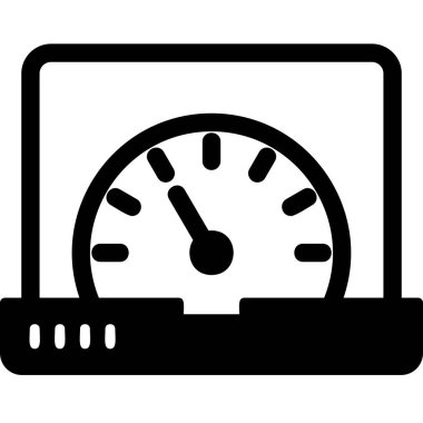 güç metre vektör simgesi 