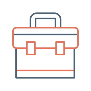 Çanta. Web simgesi basit tasarım 