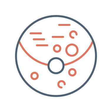 vector illustration of a planets, icon