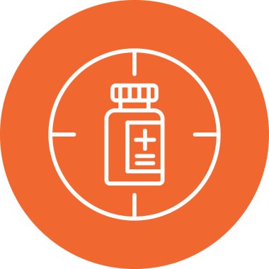 hedef simge vektör illüstrasyonu