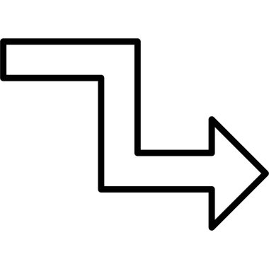 Sol sol ok. Vektör illüstrasyonu