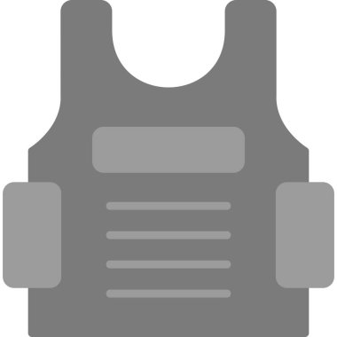 Kurşun geçirmez yelek, vektör çizimi