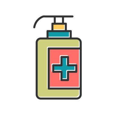 Sanitizer icon modern vector illustration