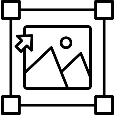 Görüntü. Web simgesi vektör illüstrasyonu 
