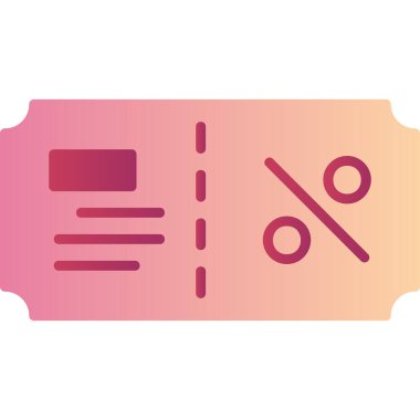 İndirim. Web simgesi basit illüstrasyon