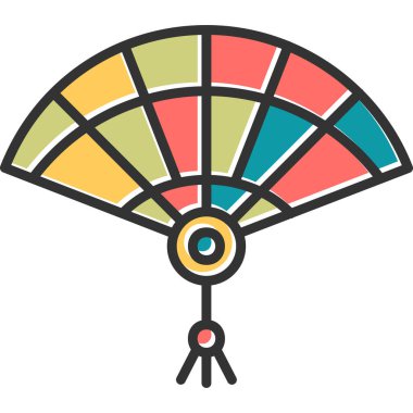 Uçurtma. Web simgesi vektör illüstrasyonu