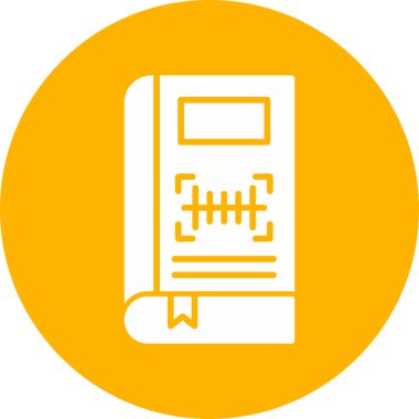 Barkod Web simgesi basit illüstrasyon