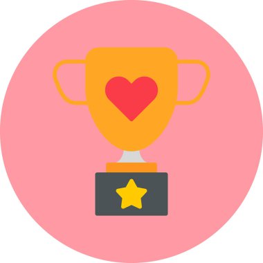 kupa ikonu vektör illüstrasyonu