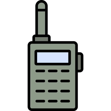 telsiz konuşma simgesi basit bir illüstrasyon